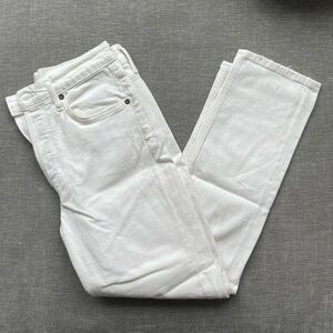 Agolde Cream Denim Jeans